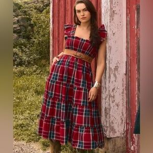 Hill House Home Red Tartan Ellie Nap Dress
